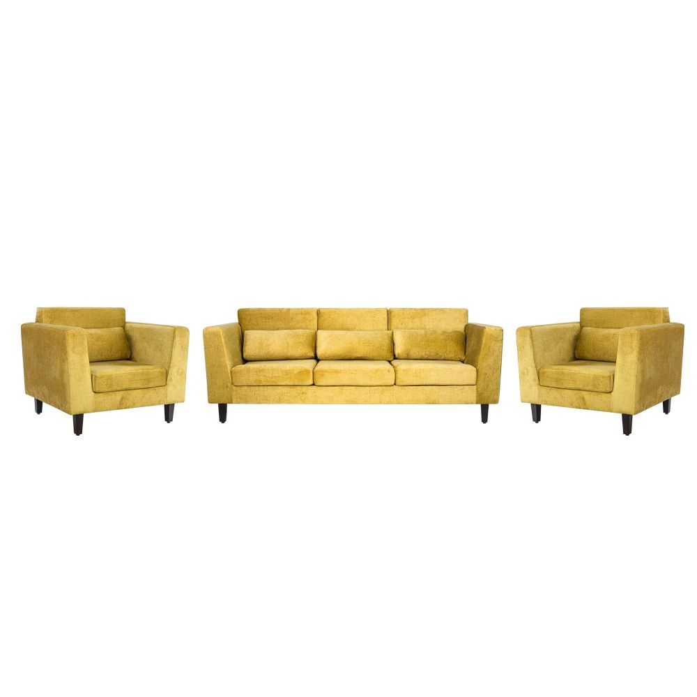 SnoozePro Plus Sofa Set - (3+1+1) Reflection Yellow